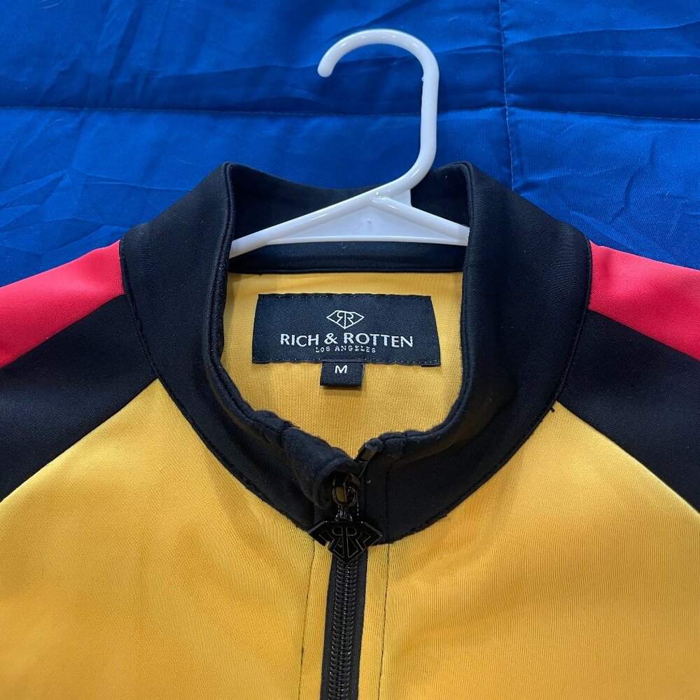Rich & Rotten Colorblock Track Jacket - Multi-Color Camo - Size M - Picture 2 of 2